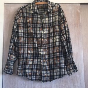 Vintage tie dye flannel!